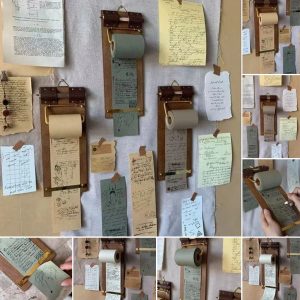 📜Vintage Clipboard Kraft Notebook